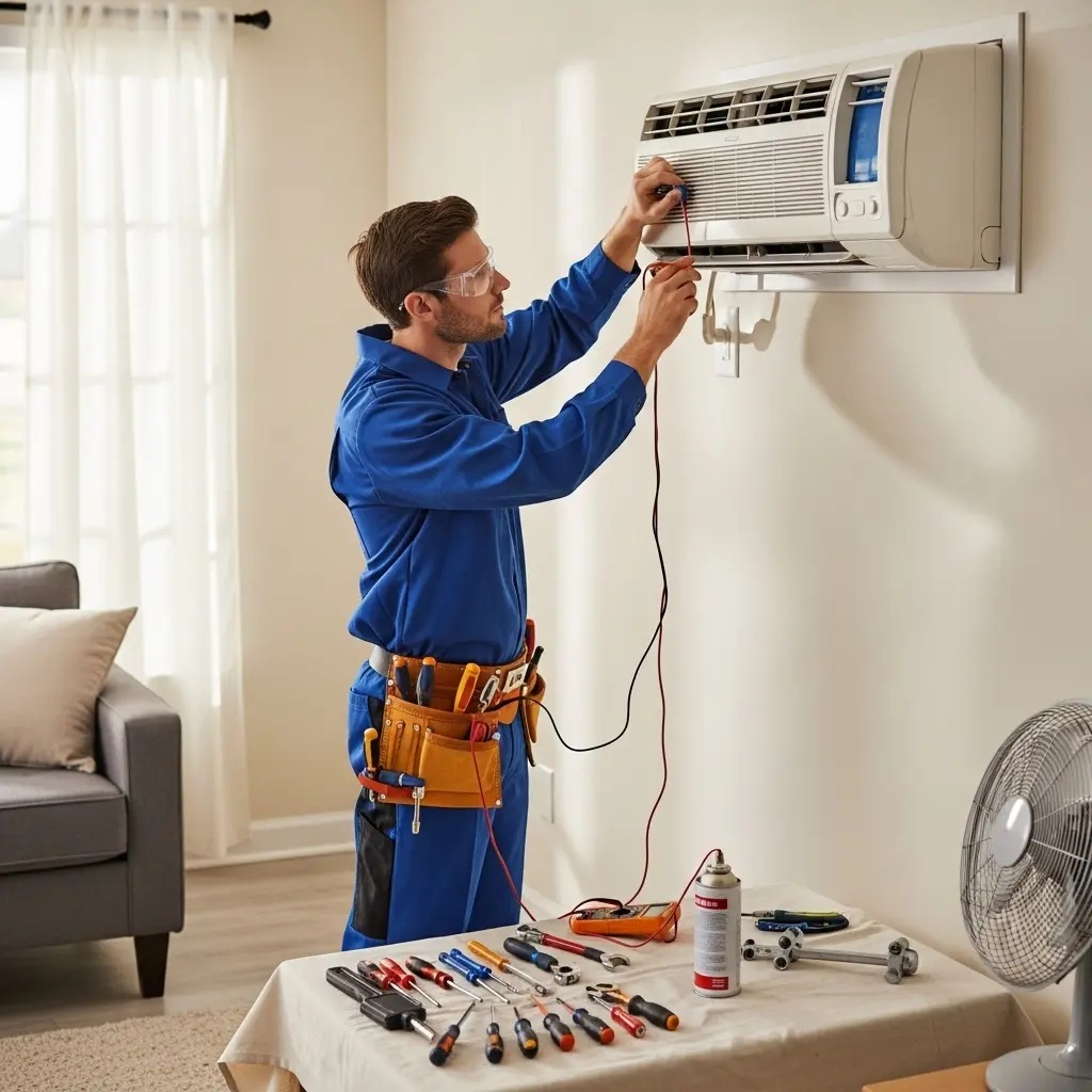 Gördes Ariston Ariston klima gaz dolumu ve bakım – Enerji verimliliği artırıldı. - Teknik servis örneği